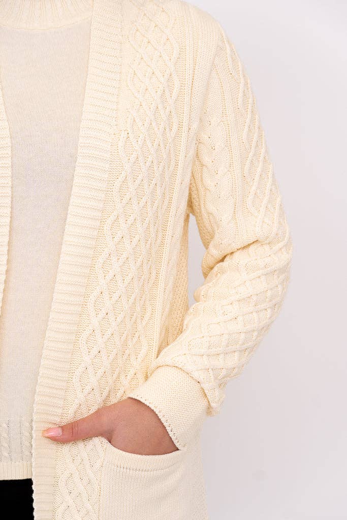 Jenny Cardigan - Cream - The Daisy Chain