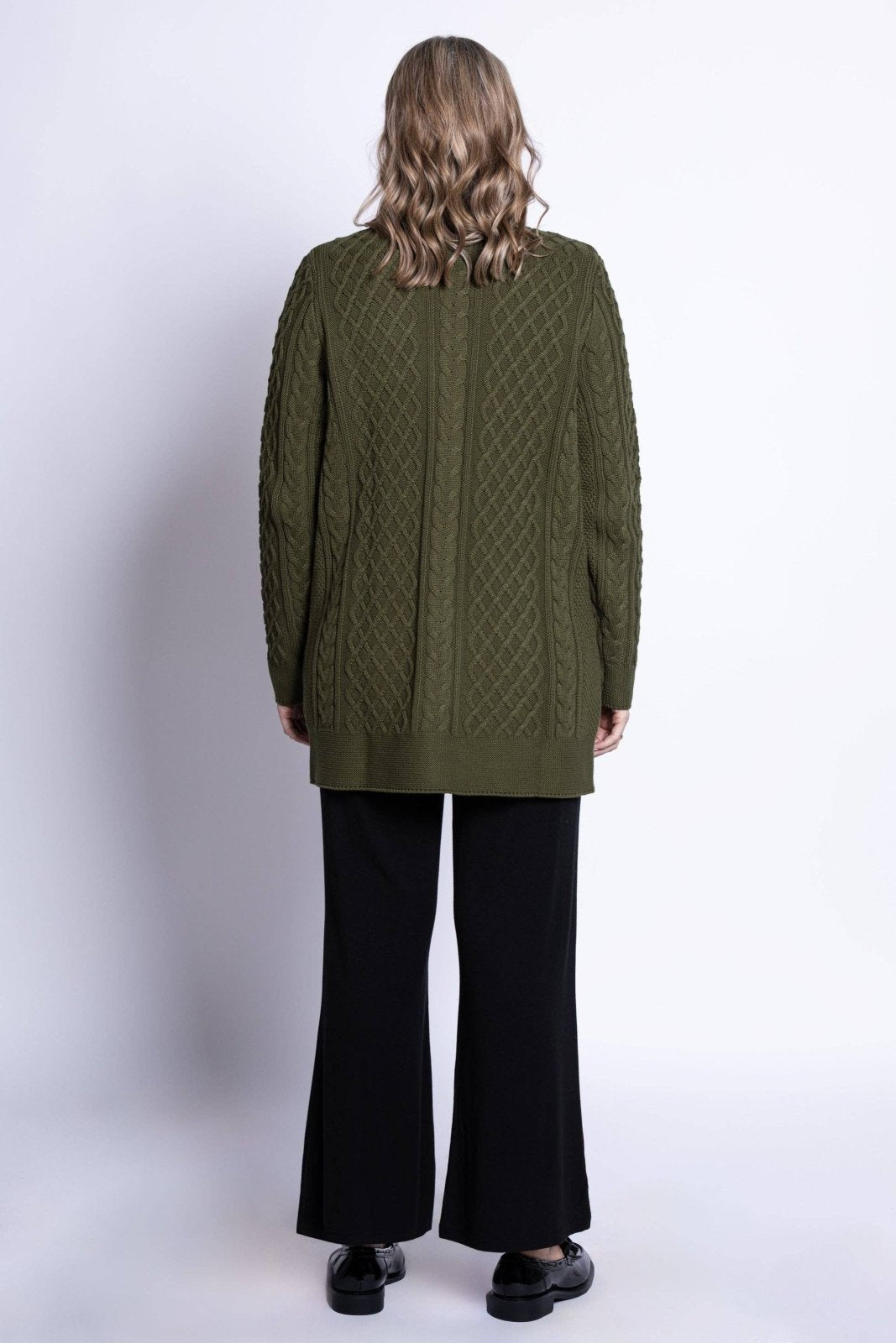 Jenny Cardigan - Khaki - The Daisy Chain