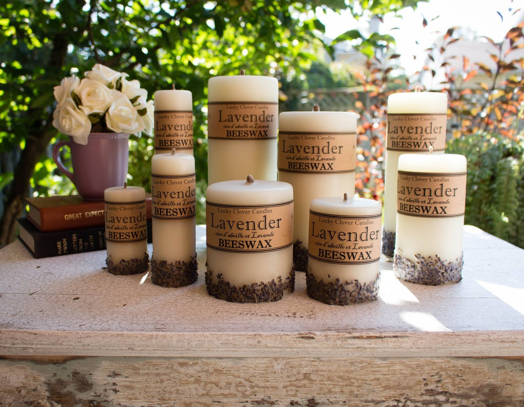 Lavender Pillar Candle - 4L - The Daisy Chain
