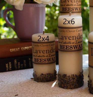 Lavender Pillar Candle - 4L - The Daisy Chain