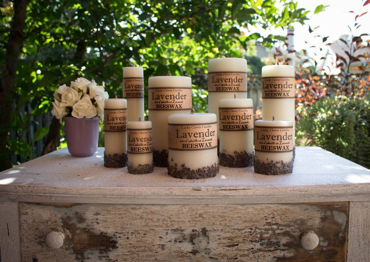 Lavender Pillar Candle - 6L - The Daisy Chain