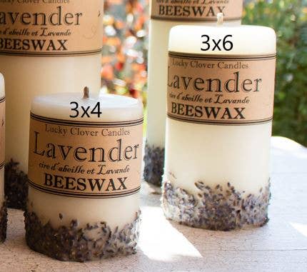 Lavender Pillar Candle - 6L - The Daisy Chain
