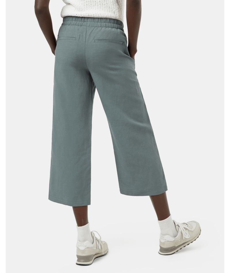 Linen Billow Pant - Olive - The Daisy Chain