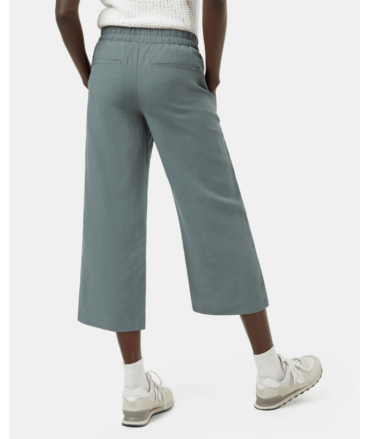 Linen Billow Pant - Olive - The Daisy Chain