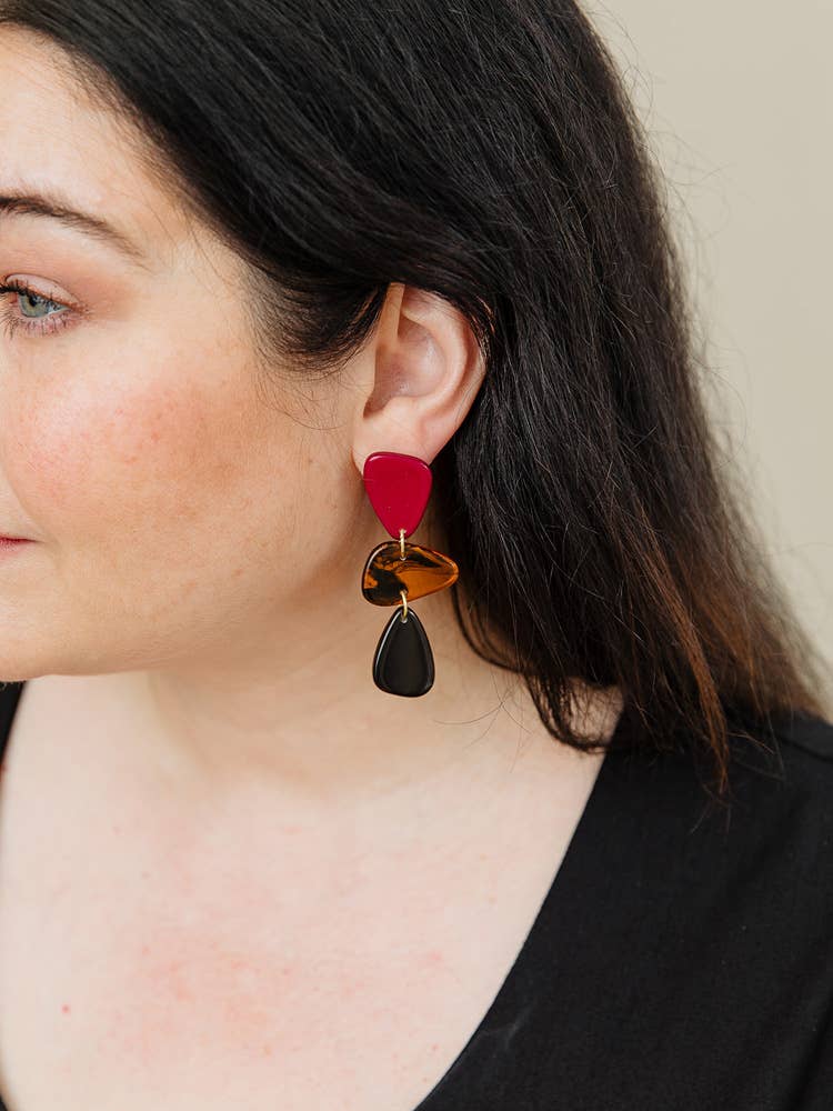 Louisa Resin Earrings - The Daisy Chain