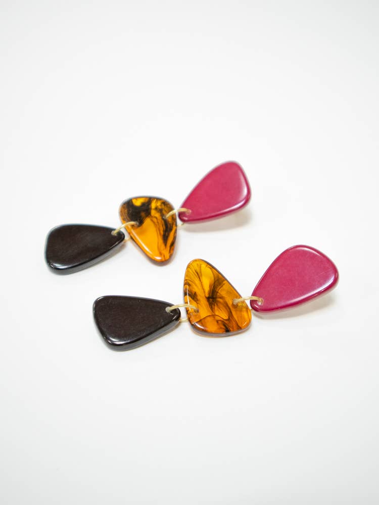 Louisa Resin Earrings - The Daisy Chain