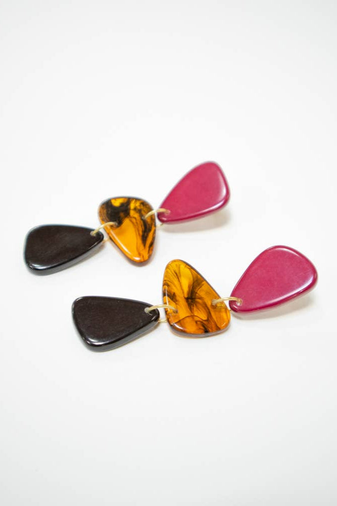 Louisa Resin Earrings - The Daisy Chain