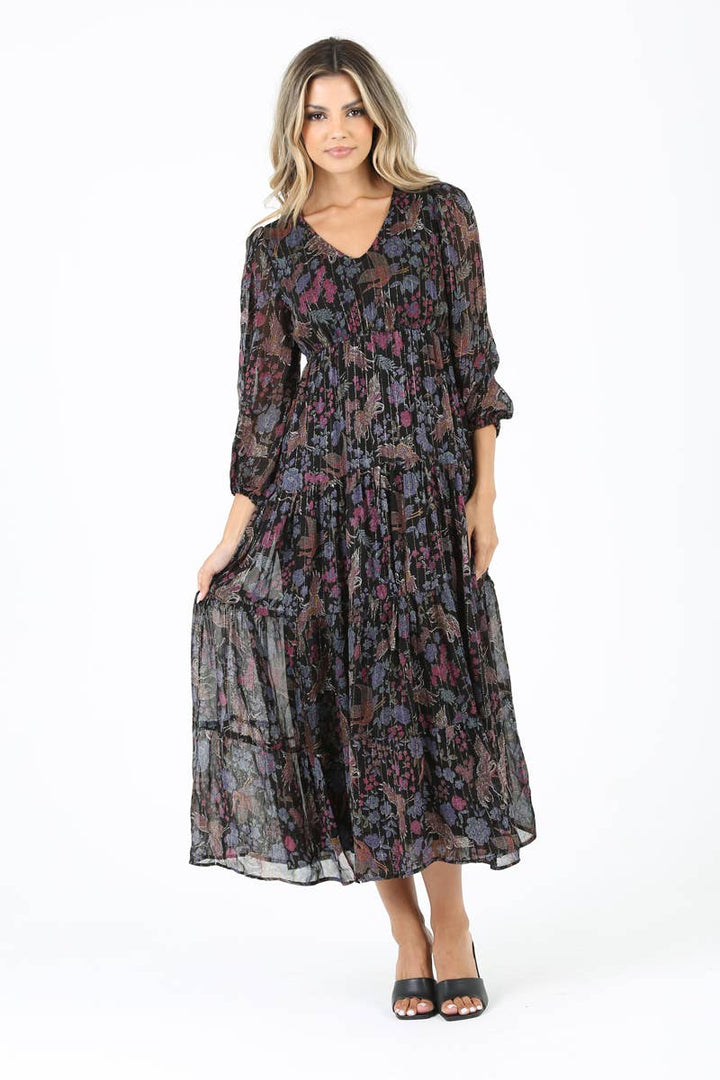 Midnight Rose Dress - The Daisy Chain