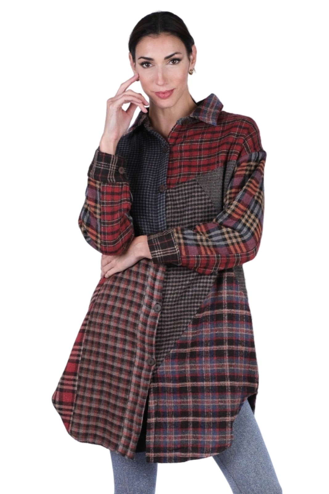 Mixed Plaid Jacket - The Daisy Chain