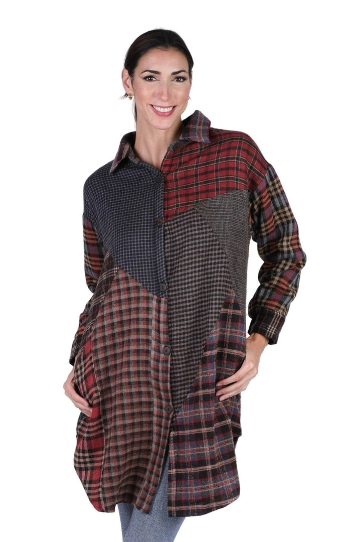 Mixed Plaid Jacket - The Daisy Chain