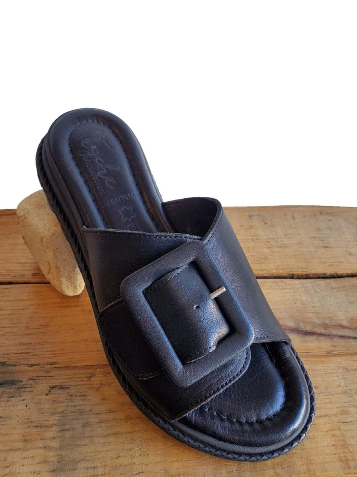 Monroe Slides - Black - The Daisy Chain
