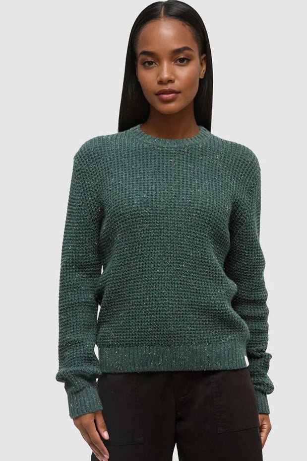 Nep Crew Sweater - Forest Pine - The Daisy Chain