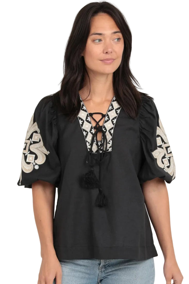 Morocco Blouse - Black