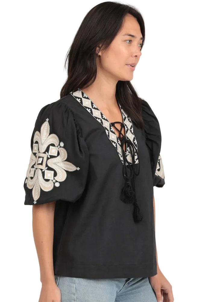 Morocco Blouse - Black