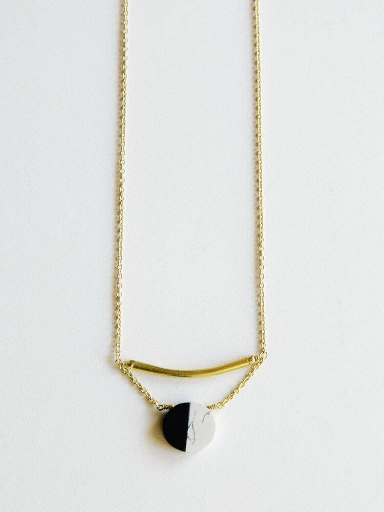 Nova Black Necklace - The Daisy Chain