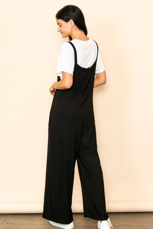 Overall Jumpsuit: Black - The Daisy Chain