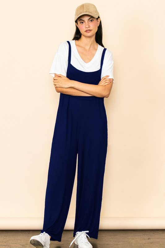 Overall Jumpsuit: Black - The Daisy Chain