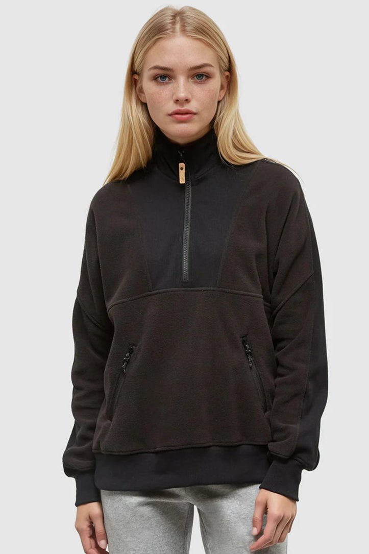 Pikes Half Zip - Black - The Daisy Chain