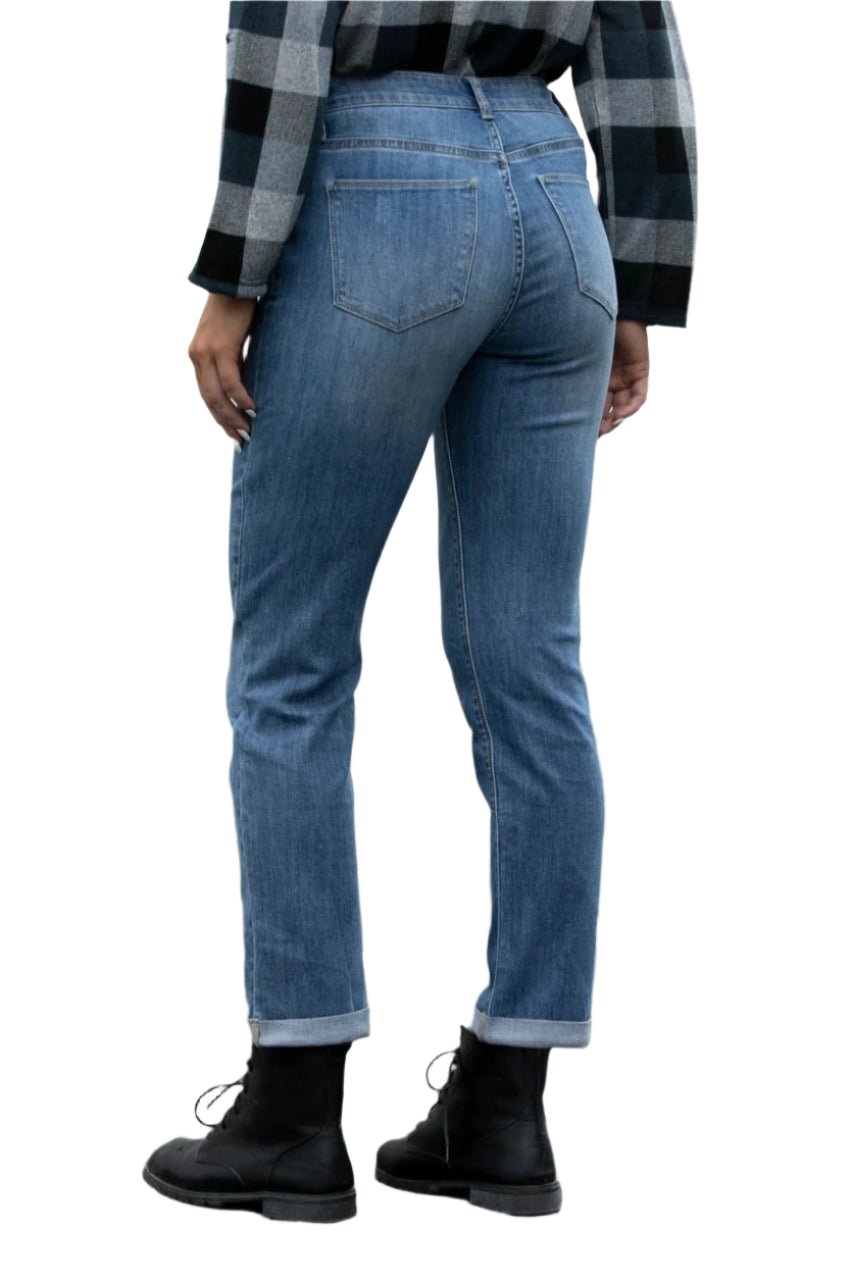 Queen Cuffed Jean - Medium Wash - The Daisy Chain