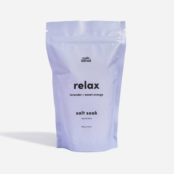 Relax Bath Salts Soak Vegan: 3.5oz - The Daisy Chain