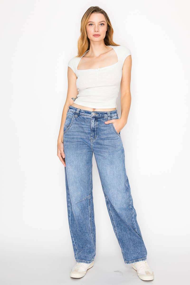 RELAXED BARREL JEANS - The Daisy Chain