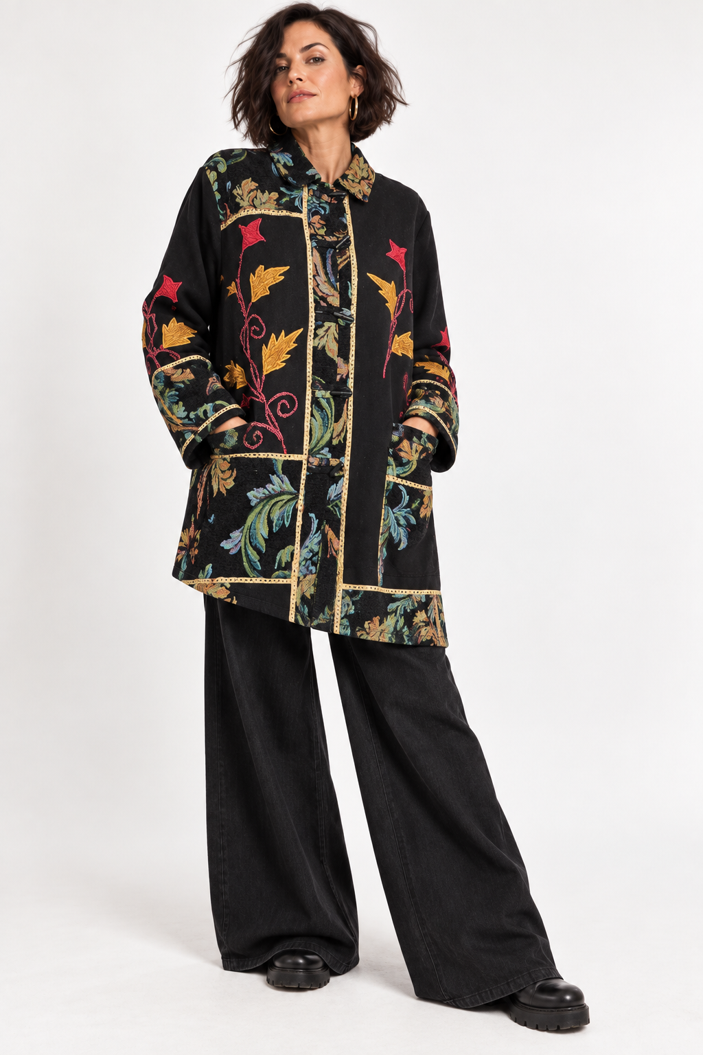 Josie - Autumn Tapestry Coat