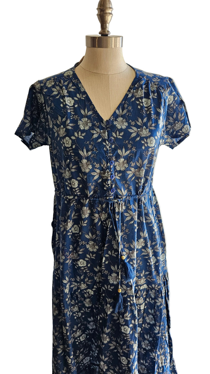 Sunita Dress- Blue Floral