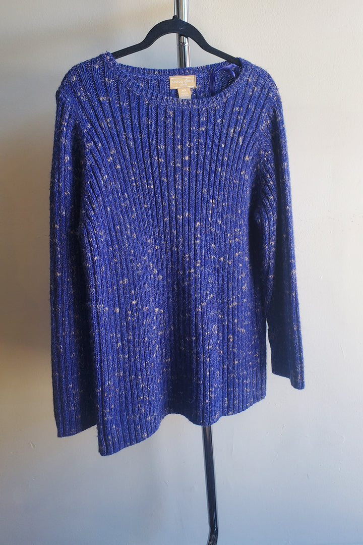 Cozy Blue Knit Sweater