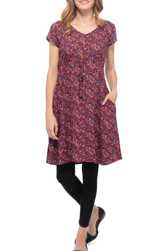 Robyn Dress - Cranberry - The Daisy Chain