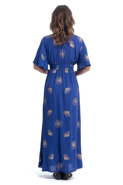 Romance Dress - Cobalt - The Daisy Chain