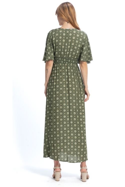 Romance Dress - Moss - The Daisy Chain