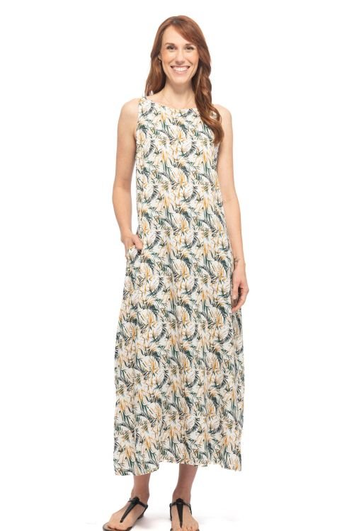Shanghai Maxi Dress - White - The Daisy Chain