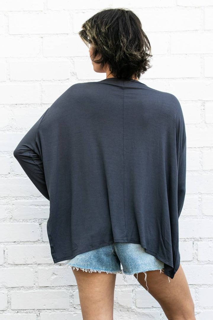 Slouchy Top with Side Slit - The Daisy Chain