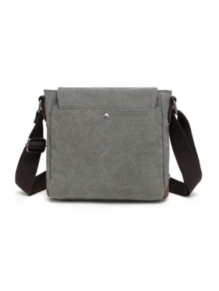 Small Canvas Shoulder Bag - Grey - The Daisy Chain