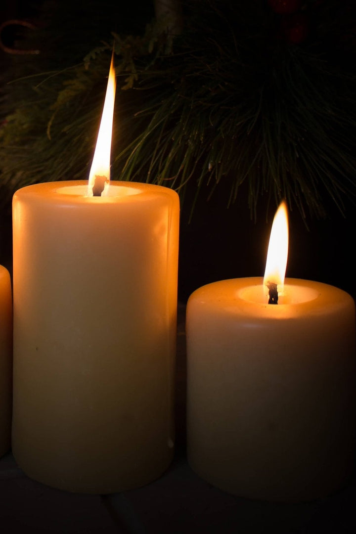 Smooth Pillar Candle - 6L - The Daisy Chain