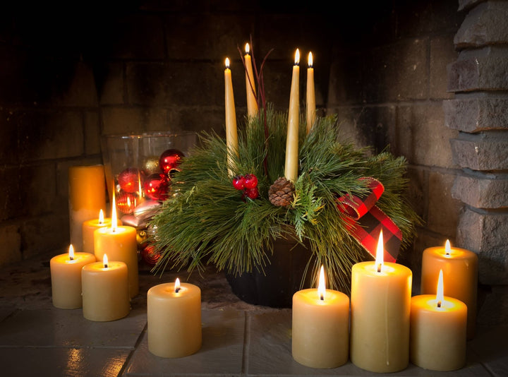 Smooth Pillar Candle - 6L - The Daisy Chain