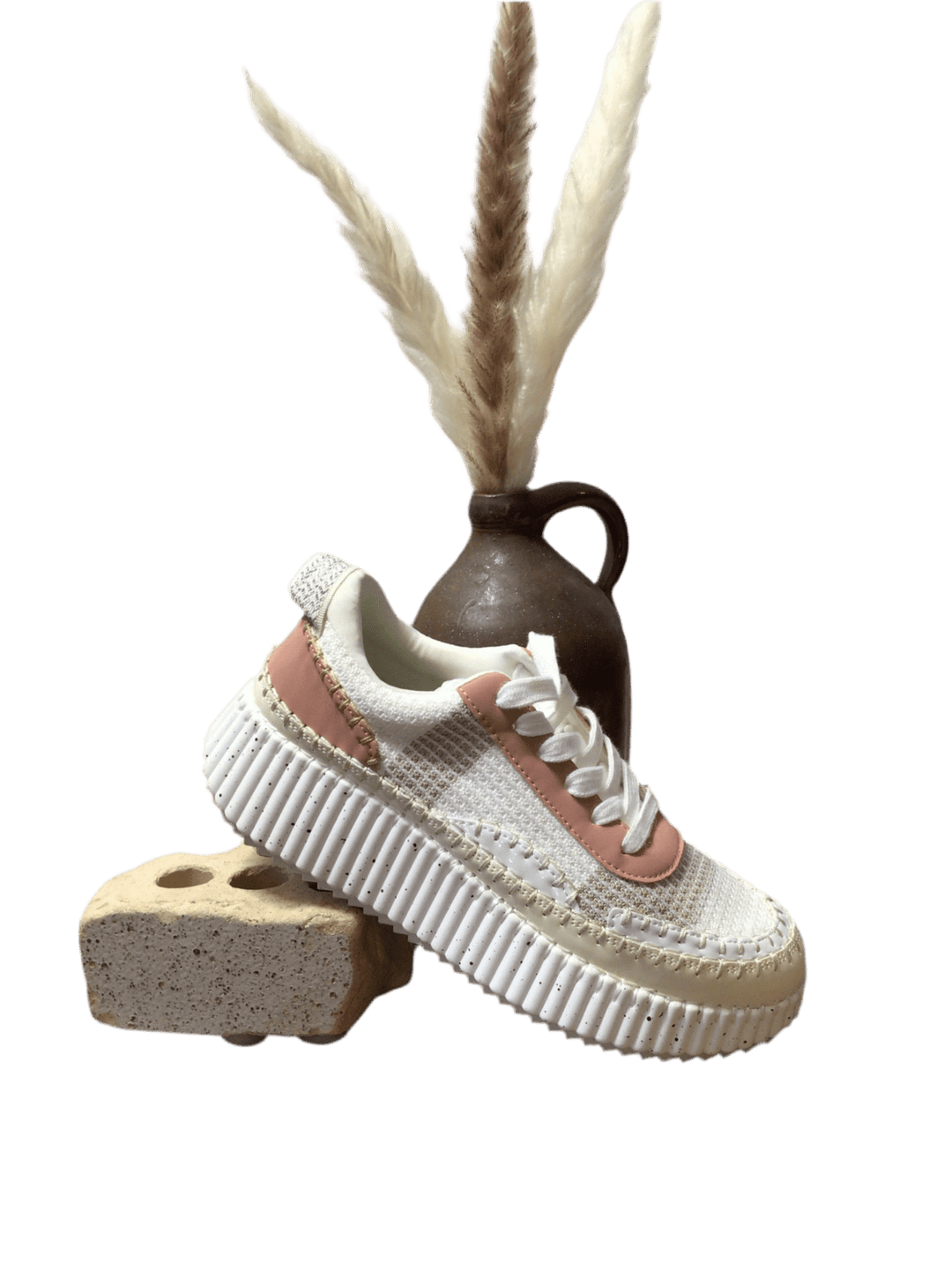 Sneak Away - Beige & Rose - The Daisy Chain