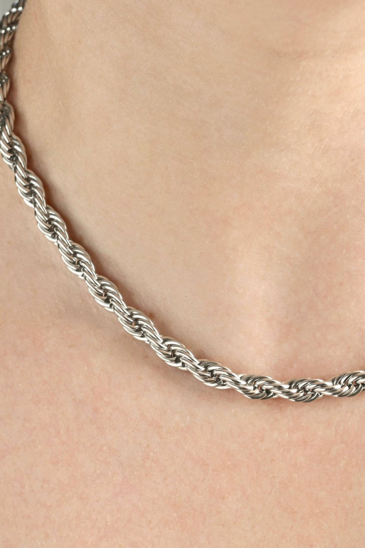 Steel Chain Necklace - 6 MM - The Daisy Chain