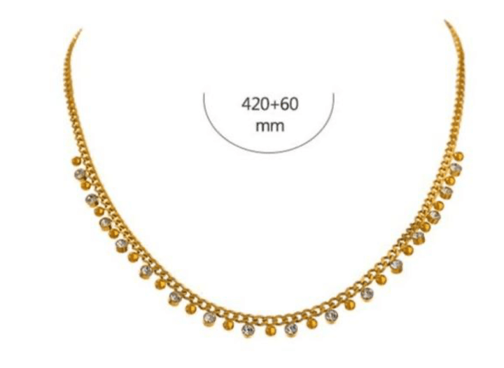 Sweetest Bead Crystal Necklace  - The Daisy Chain