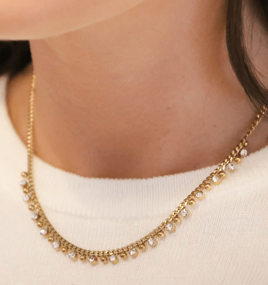 Sweetest Bead Crystal Necklace  - The Daisy Chain