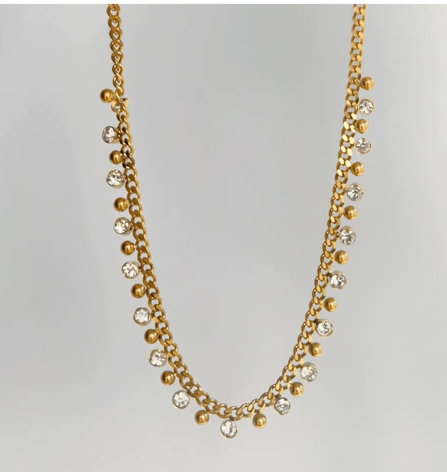 Sweetest Bead Crystal Necklace  - The Daisy Chain