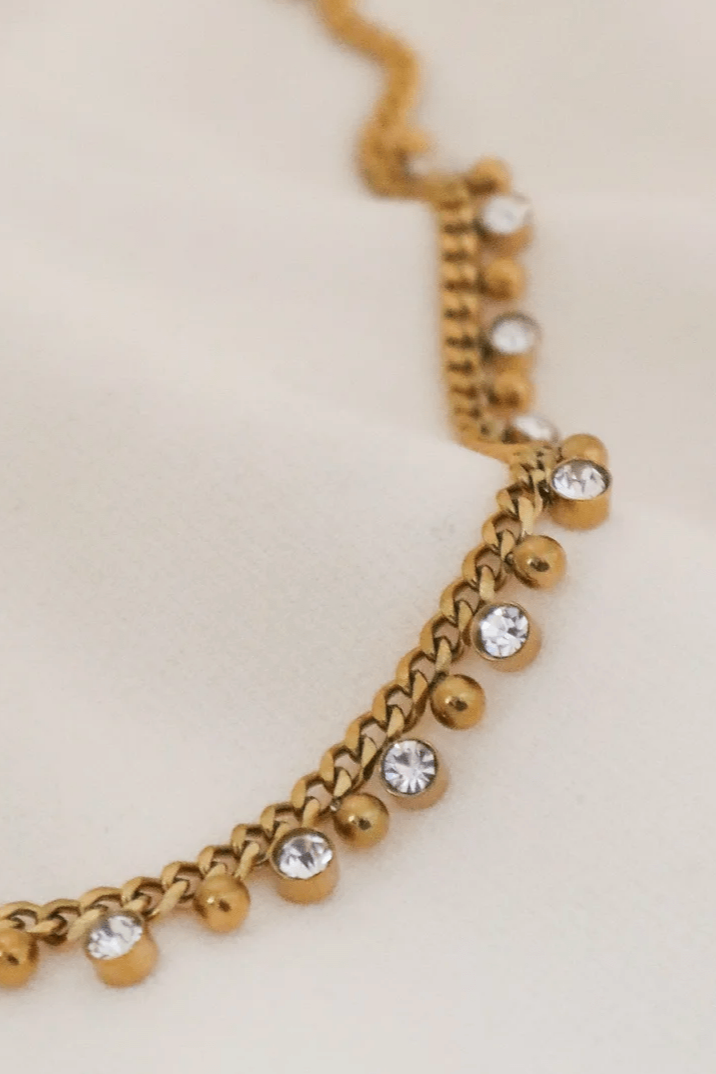 Sweetest Bead Crystal Necklace  - The Daisy Chain