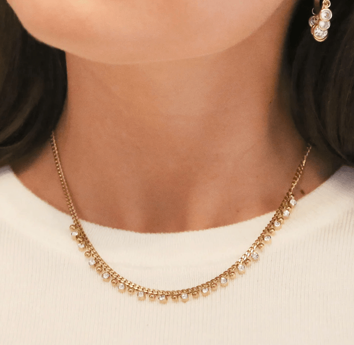 Sweetest Bead Crystal Necklace  - The Daisy Chain