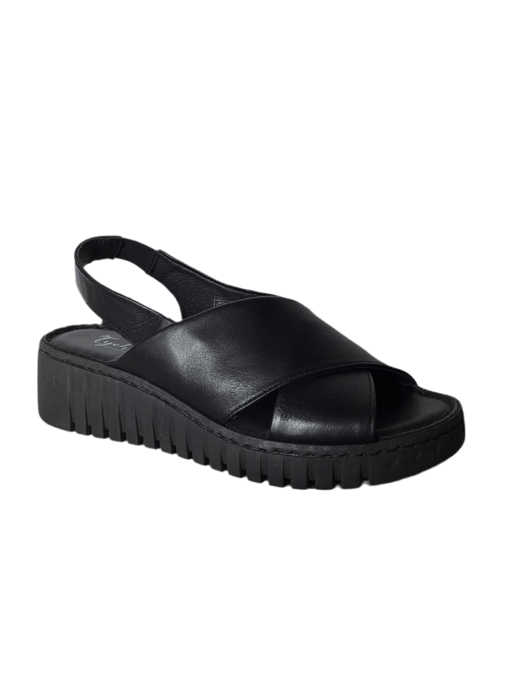 Tiana Sling Sandal - Black - The Daisy Chain