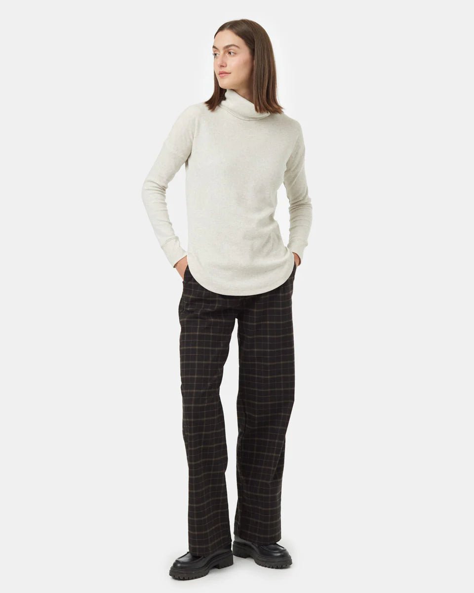 TreeWaffle Turtleneck - Vintage White Heather - The Daisy Chain