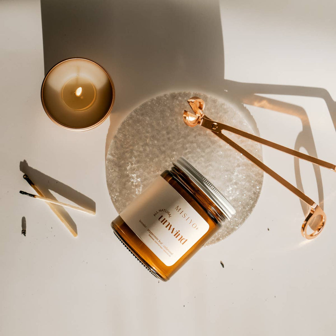 Unwind | All - Natural Beeswax Blend Candle Jar - The Daisy Chain