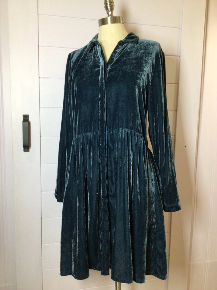 Velvet Babydoll Dress - The Daisy Chain
