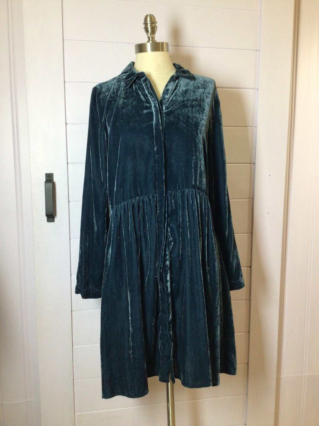 Velvet Babydoll Dress - The Daisy Chain