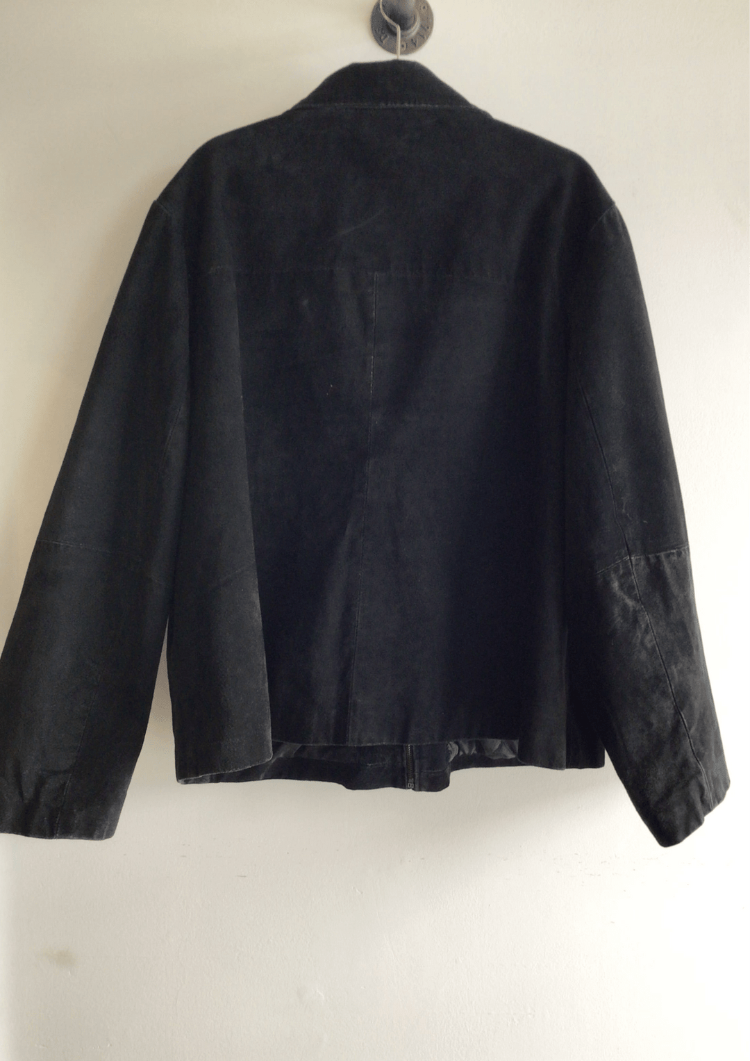 Vintage Black Suede Jacket - The Daisy Chain