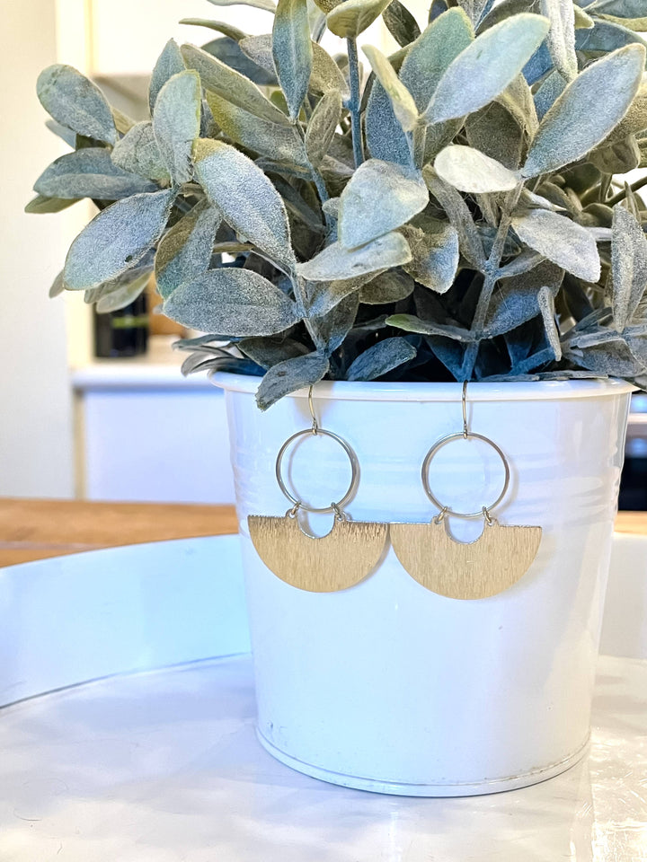 Brass Hoop w/ Fan